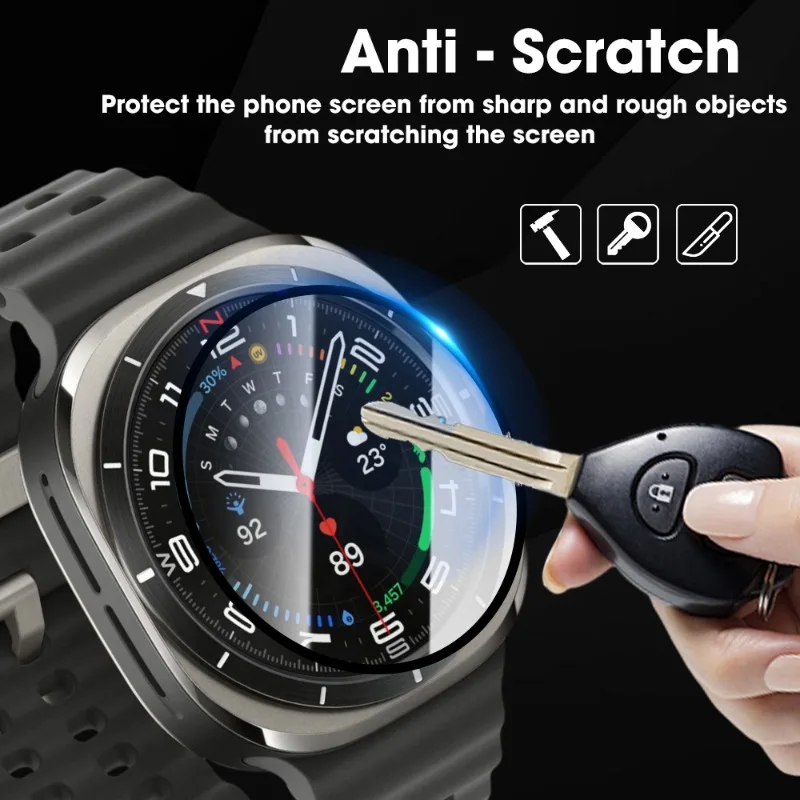 5/3/1Pcs Screen Protector for Samsung Galaxy Watch 7 Ultra 47mm 44mm 40mm Smartwatch 3D Curved Full Coverage Protective Film