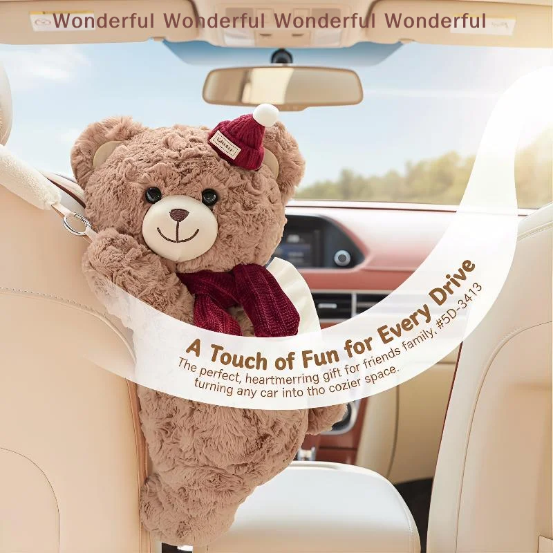 

High-end Car Tissue Box Creative Cartoon Hanging Paper Organizer for Auto Decor and Functional Storage 1pc