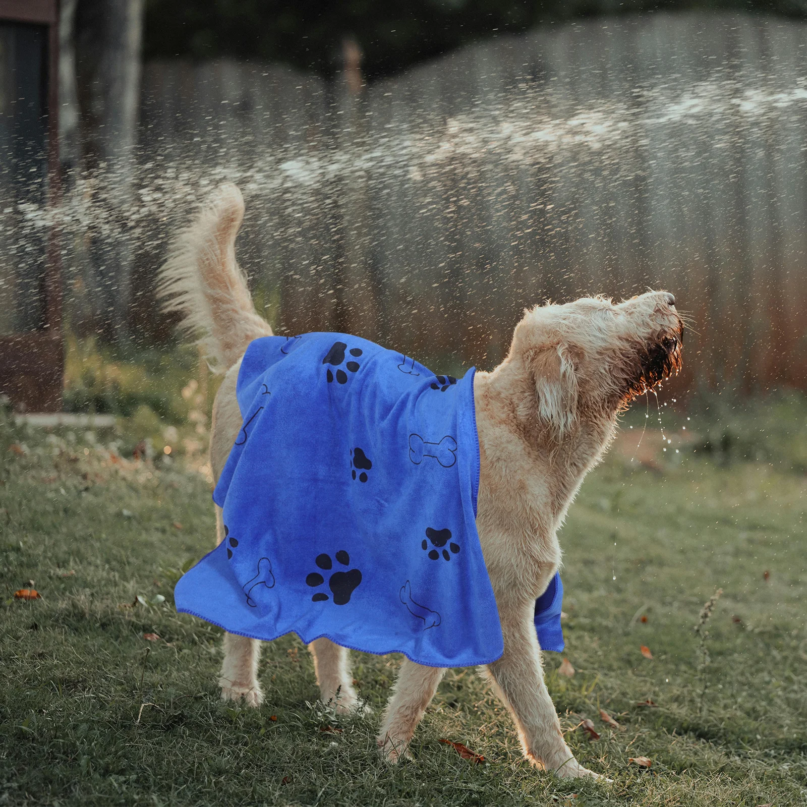 

2Pcs Microfiber Pet Absorbent Towels Large Quick Dry Dog Bath Towels Drying Pet Grooming Blanket for Dogs Cats