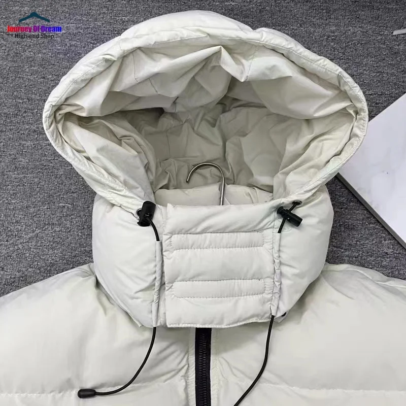 Winter Warm Coats High Quality Simple Pure Colour Thick Fabric Men's Women's Fashion Zip Hoodie Jacket