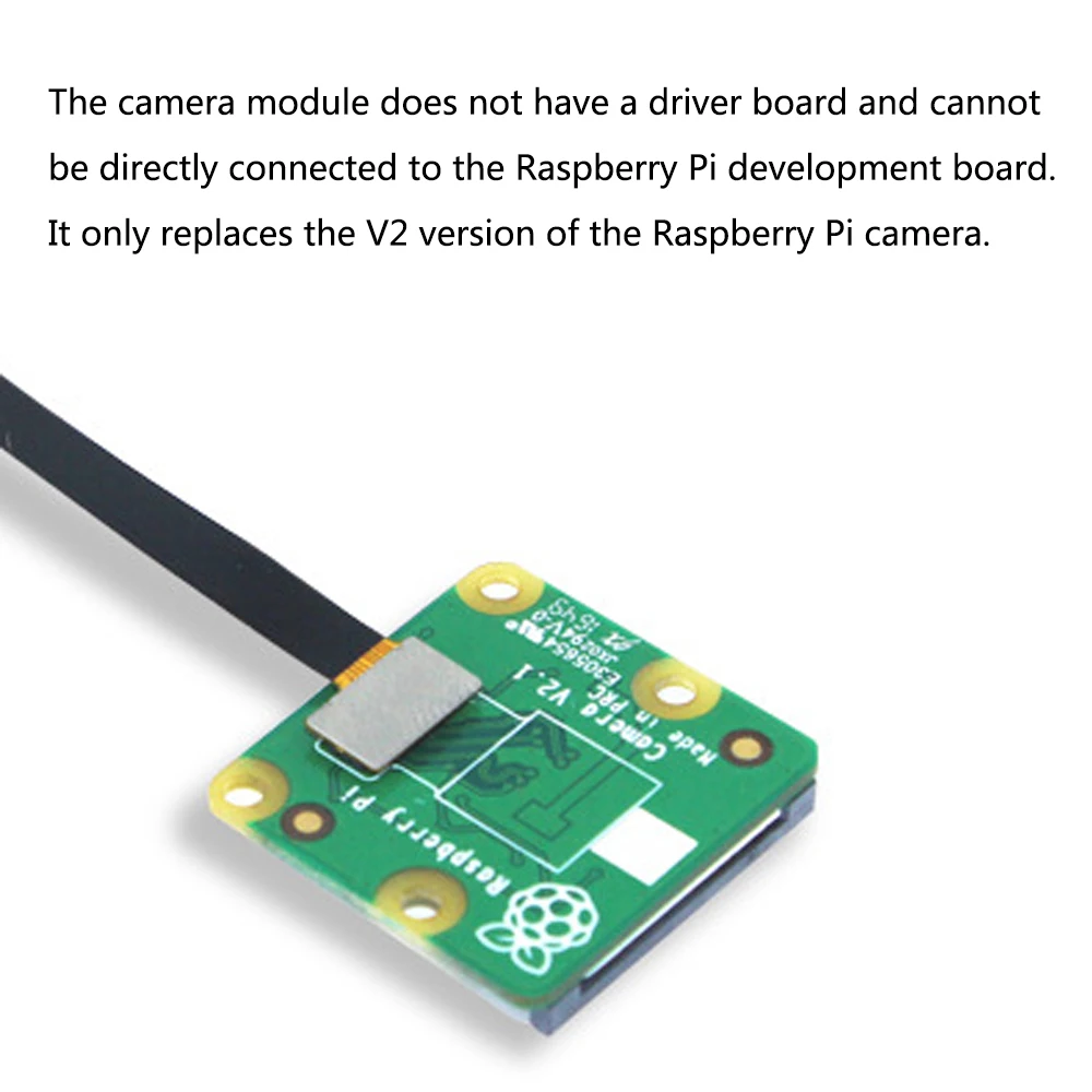 IMX219 Camera Module Only for Raspberry Pi V2 Board 77 Degrees Dedicated Replace Raspberry Pi V2 Camera Module 8MP 80MM