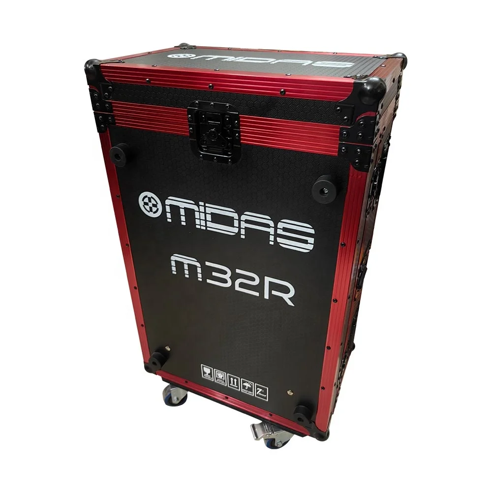 Customized Midas M32R Live Flight Case Normal Version With Wheels Pa Sound System Digital Mixer Flight Case