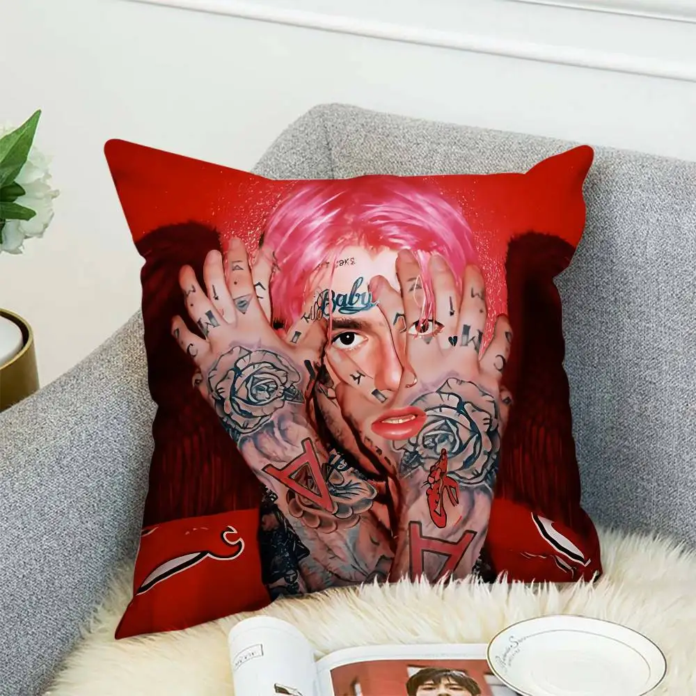 L-Lil P-Peep كيس وسادة ألبوم أريكة ديكور المنزل على الوجهين الطباعة قصيرة أفخم لطيف غطاء الوسادة