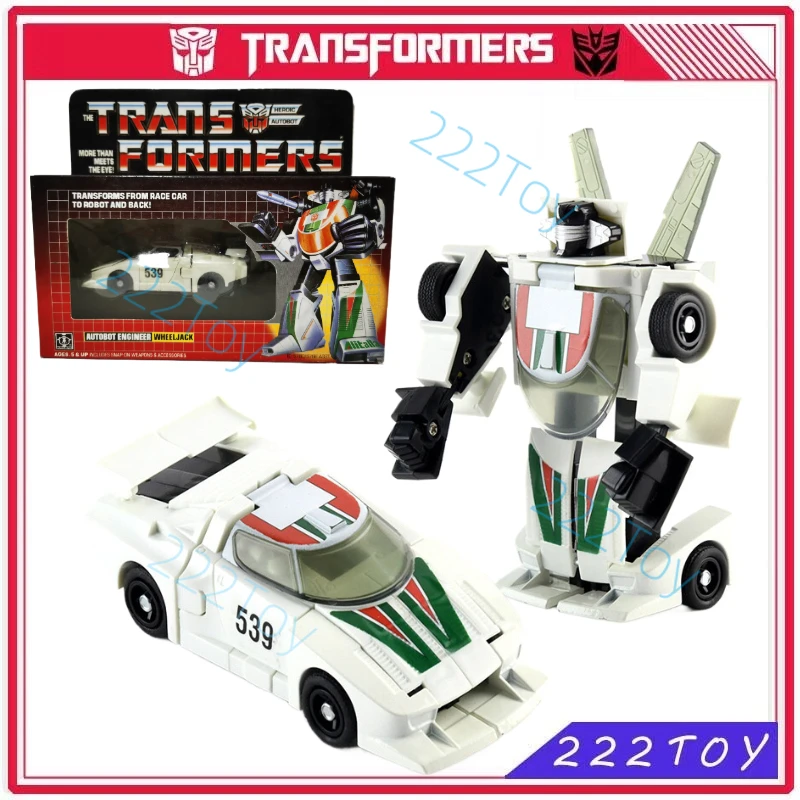 

In Stock Transformers Toys Classic G1 Reissue KO Edition Wheeljack Anime Model Action Figures Robot Toy Collect Hobbies Gifts