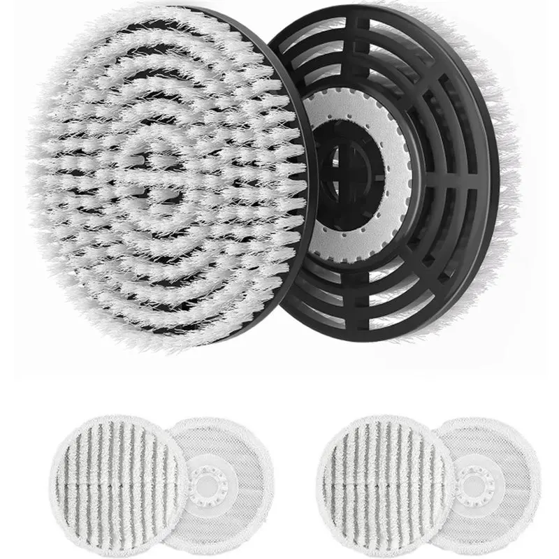 

B82B-For Shark S8001 S8002BRN S8200 S8201 S7001 S7201 Series Compatible Steam& Scrub Mop Heavy Duty Scrub Daily Clean Kit