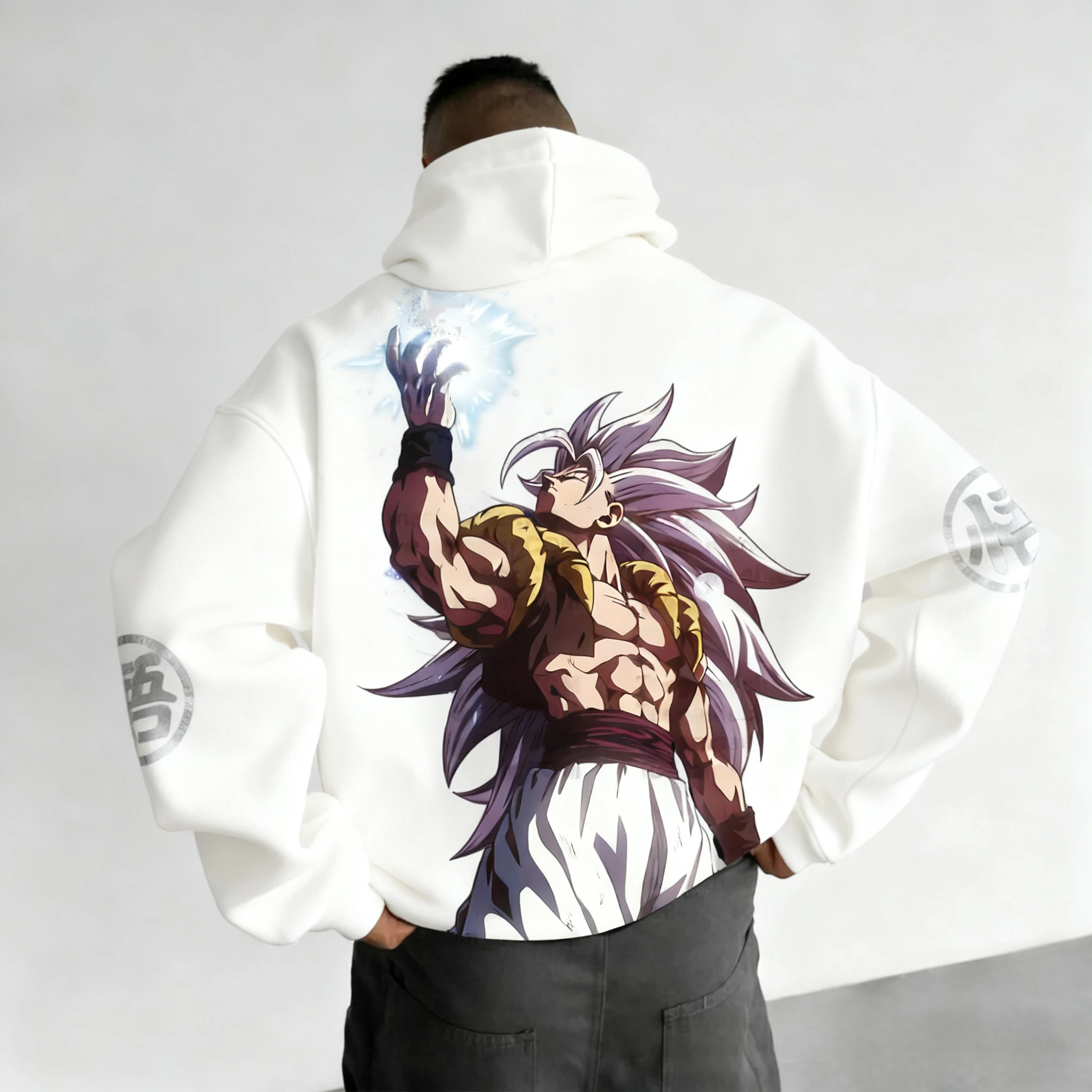 Dragon Ball Herfst/Winter Nieuwe mannen Truien Anime Super Saiyan Co-branded Losse Casual Hiphop Trend ouder-kind Trui Top