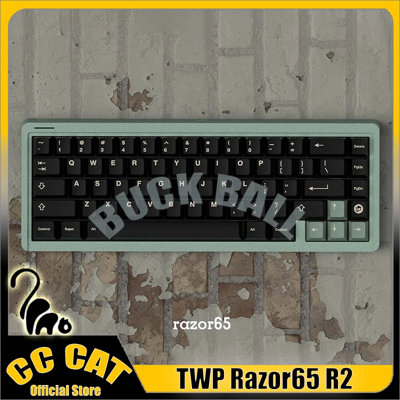 

Twp Razor65 R2 Mechanical Keyboard Kits Wired Keyboard Kit Aluminum Alloy Esports Gasket Hot Swap Custom Gaming Keyboards Kit