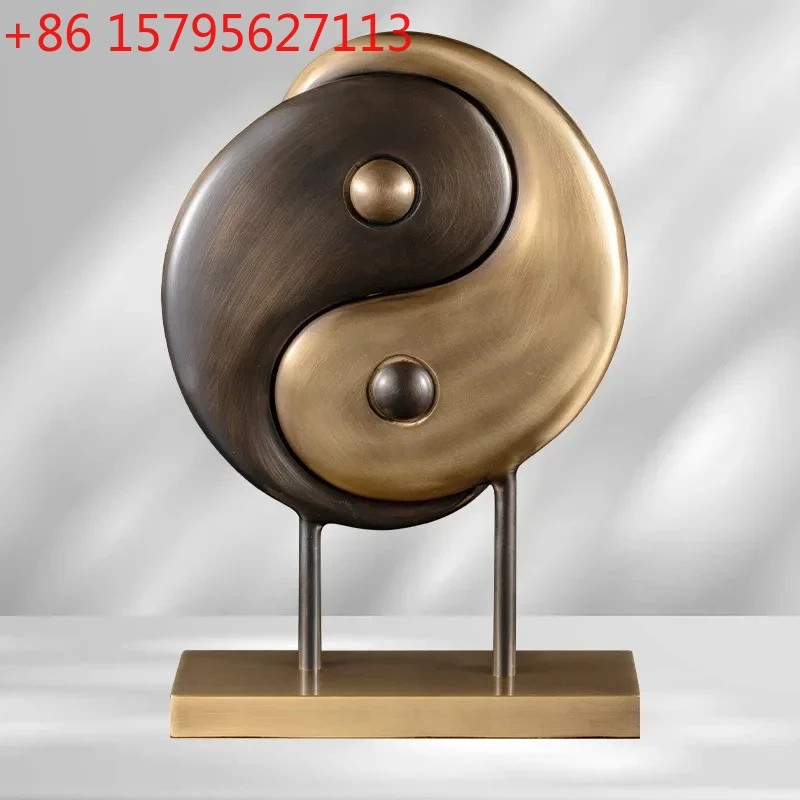 

Light luxury high-end living room entrance TV cabinet decoration high-end sense niche office desktop ornament