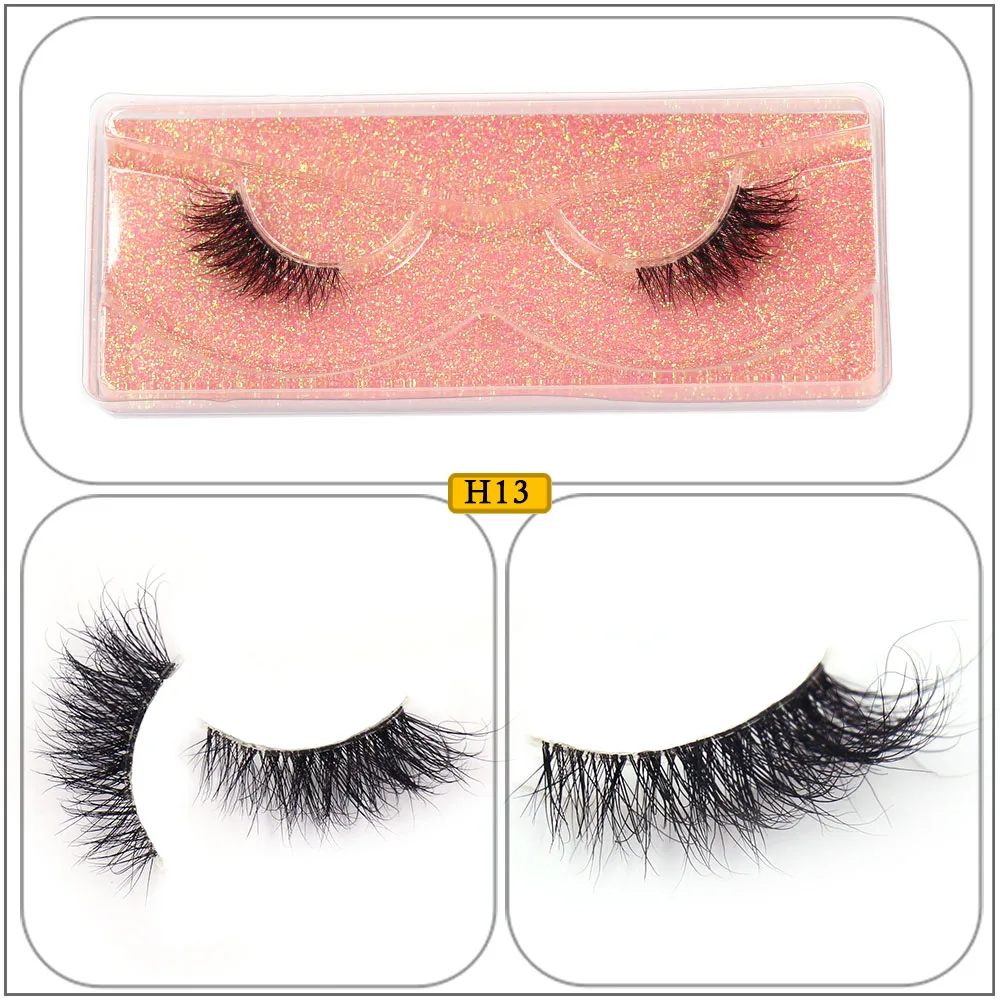 Half Lashes Strip Eyelashes Natural Soft Wispy False Eyelashes Natural Mink Lashes For Daily Makeup Eyelash Extension Fake Lashe