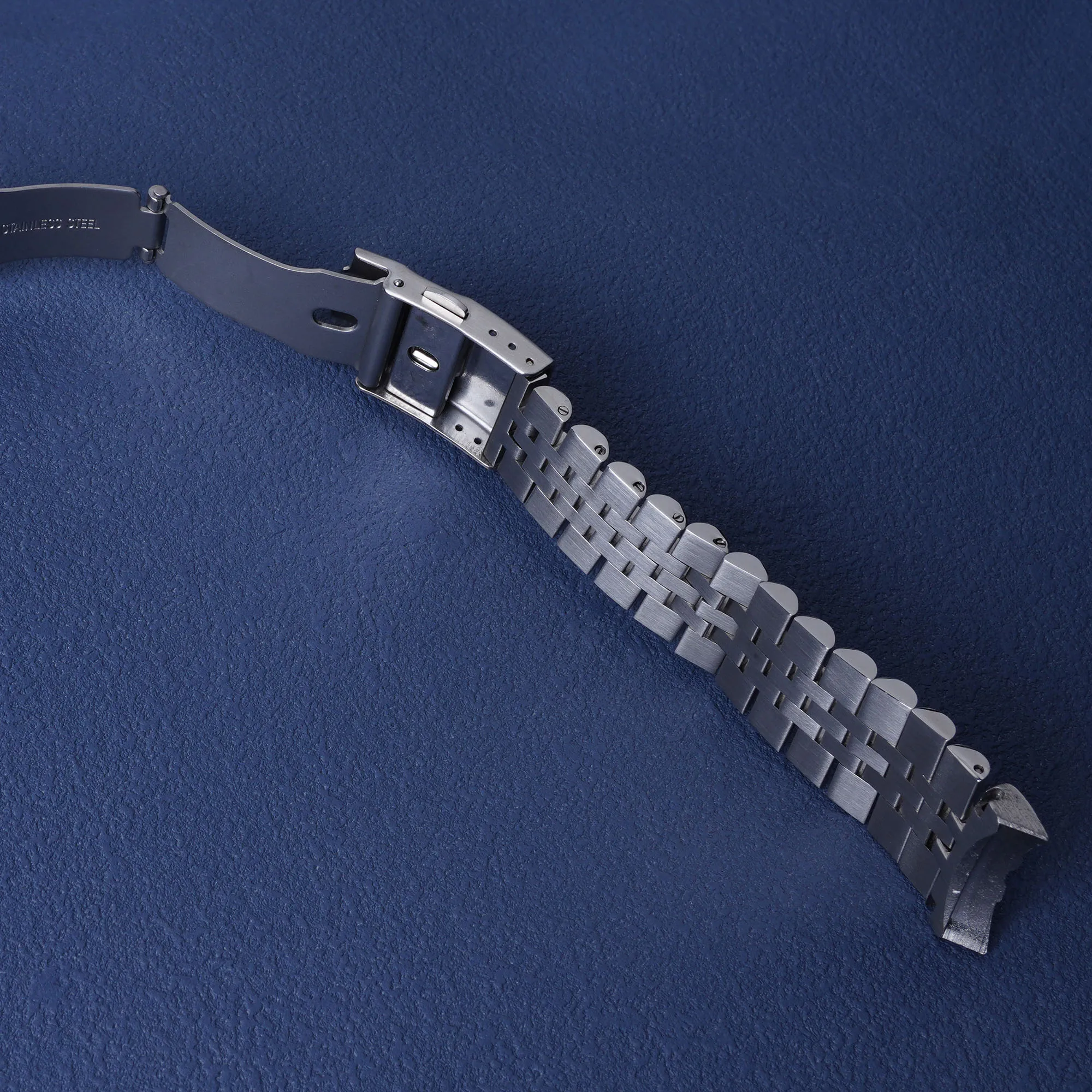 New Shape 316L Stainless Steel Silver Jubilee  Bracelets Solid Curved End For ORIENT RA-AA0002L 22mm  Watch Band Strap