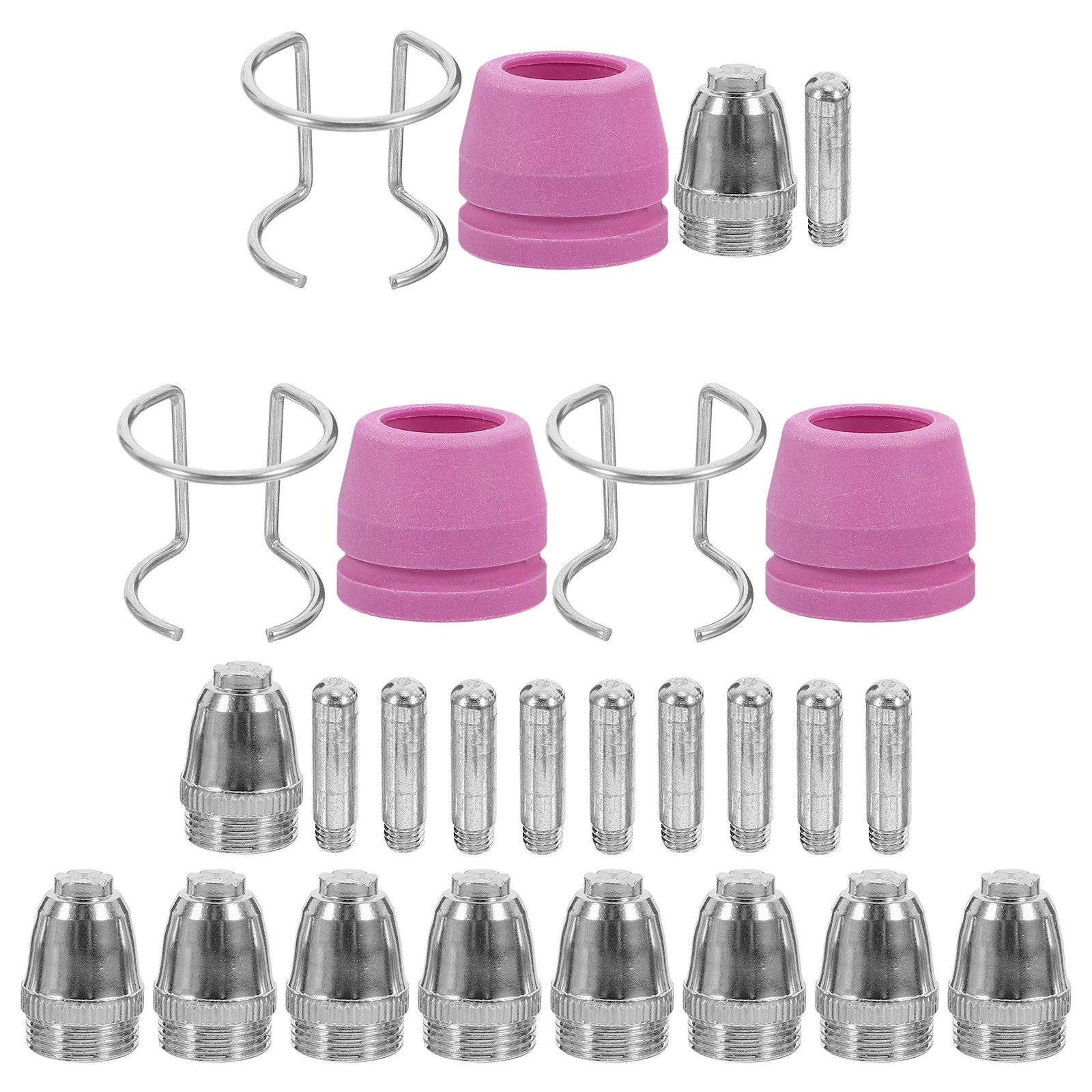 

Plasma Accessories for Consumable Machine Nozzle Kit Cutting Consumables Cutters Electrode Tips Steel Plastic Nozzles