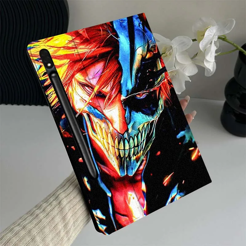 

Bleach Anime Shinigami Cool Tablet Case For Samsung Galaxy Tab S7 S8 S9 S10 FE Lite Gift