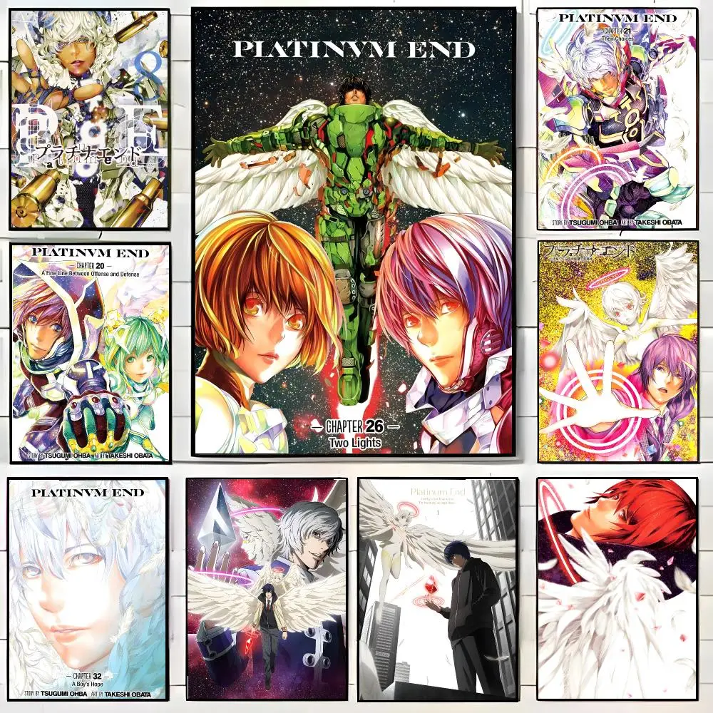 P-Platinum End Poster High-definition Waterproof Poster Stickers, Suitable For Bedroom, Living Room, Home Decoration