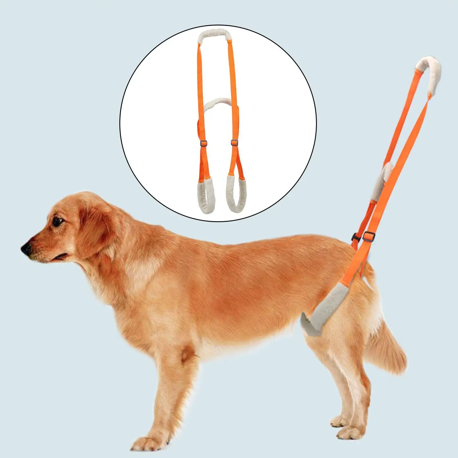 Dog Lift Harness Pets Helpful for Senior Dogs Weak Legs Easy to Adjust