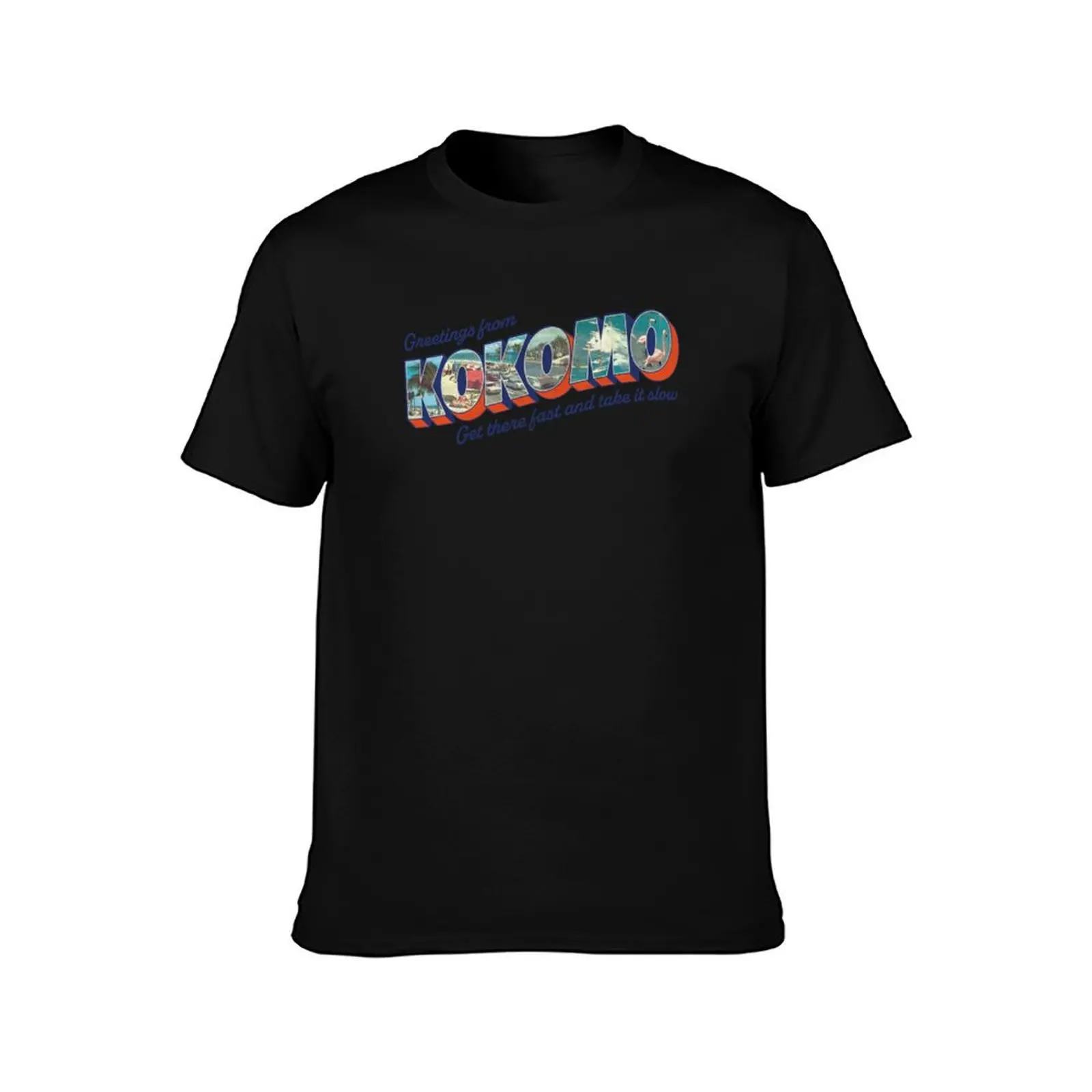 Kokomo Postcard T-Shirt Moisture Wicking Quick Dry Tee T-Shirt