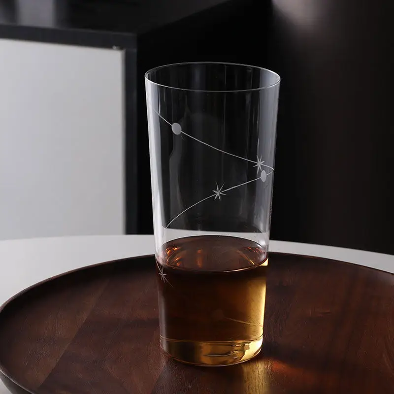 Hand Carved Crystal Cup, Ultra-thin Wine Cup, Beverage cup, Colin cup New style coffee cup, Little Red Book crystal glass cup, d