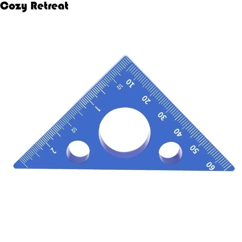 الألومنيوم الزاوية اليمنى حاكم الموازين الإمبراطورية الدقة مثلث حاكم متري الموازين أداة قياس سميكة الارتفاع حاكم #2