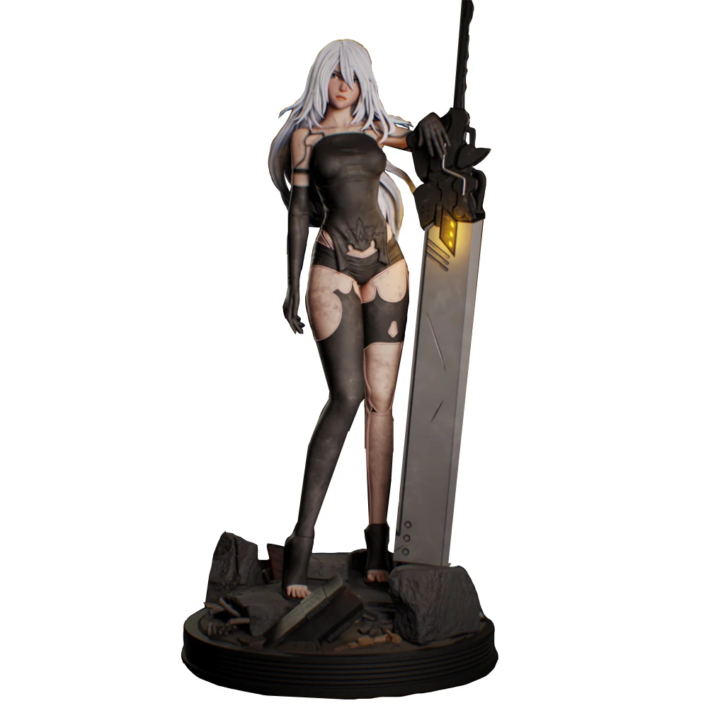 Kit modello in resina meccanico femminile Cyber-Retro 1:16 - Artigiano non verniciato |   A954 Miniature Gear-Mage