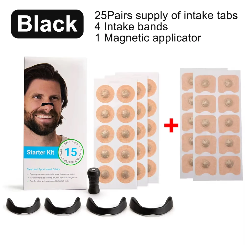 15Pairs Magnetic Nasal Strips Nasal Breathing Dilators Kits Increase Air Intake Improve Sleeping Reduce Snoring for Nighttime