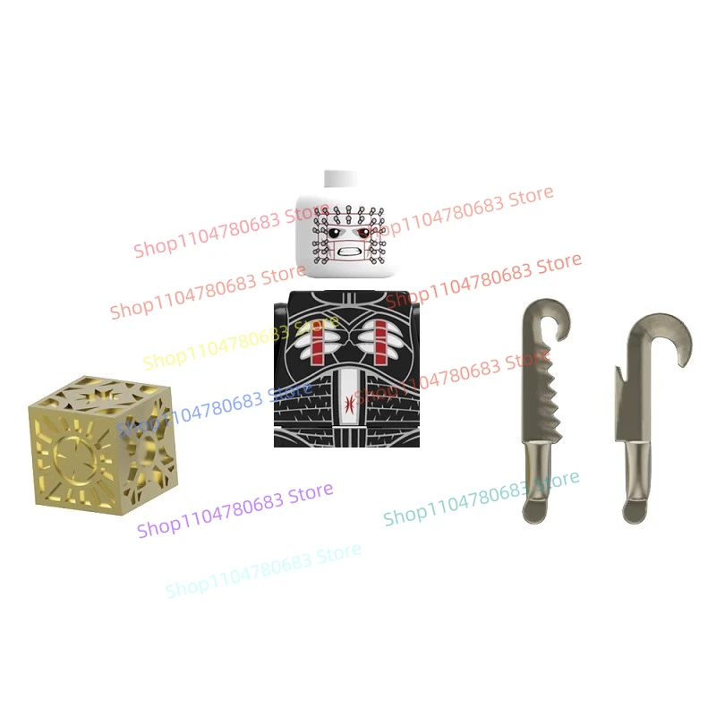 ตัวต่อ MOC ฮาโลวีน แม่ชีปีศาจ มินิฟิกเกอร์ ชุดประกอบโมเดล ของตกแต่ง อนิเมะ การ์ตูน ของเล่นตกแต่ง ของขวัญวันหยุด ของสะสม