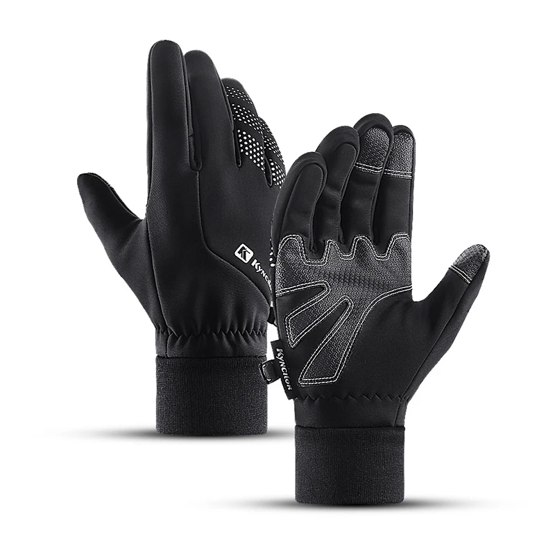 

Winter Non-Slip Cycling Gloves Men Windproof Warm Thermal Touch Screen Glove Sports Fishing Motorcycle Racing Bicycle Bike Glove