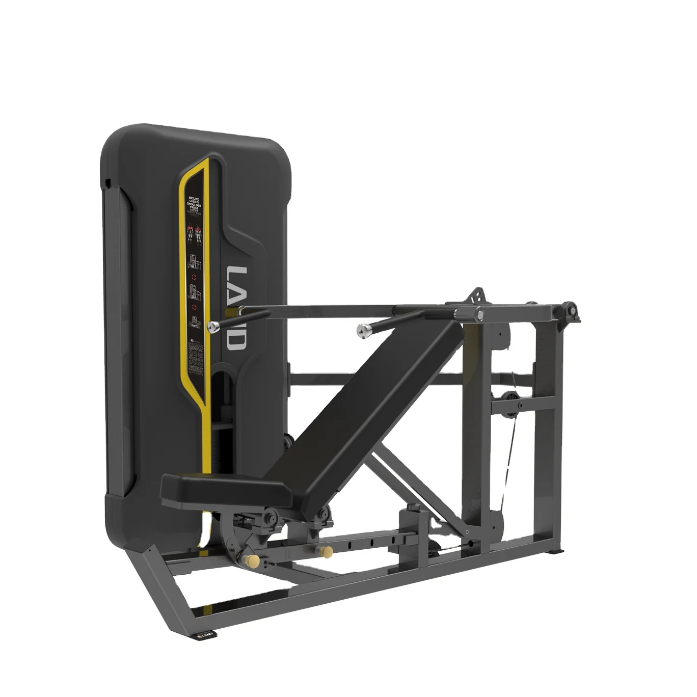 

LAND FITNESS High Quality Gym Equipment Incline Chest/ Shoulder Press Machine Commercial Using Training Device LD-1088A