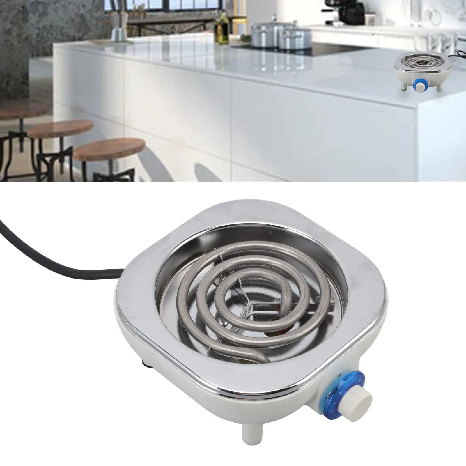 Portable Electric Stove 500W Easy Operation Safe Wide Application Portable Electric Burner