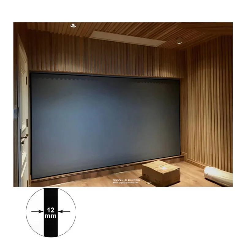 

120 Inch Fix Frame ALR Projector Screen Short/long Throw Projection Screen For Home Theater/Meeting Room/School