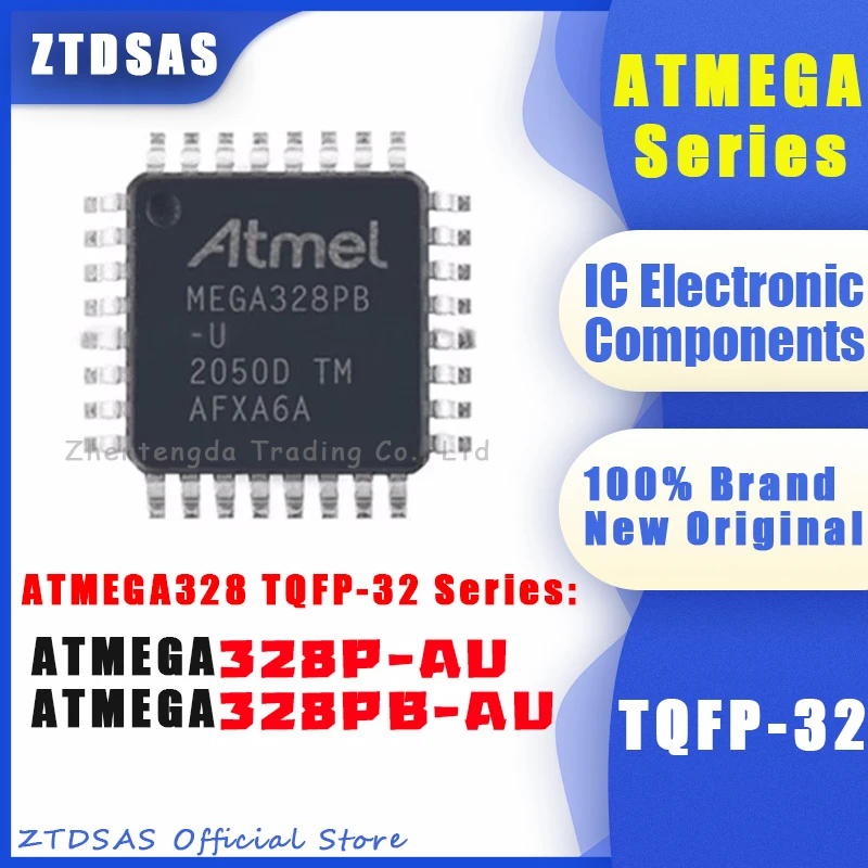 

New ATMEGA328P-AU ATMEGA328PB-AU ATMEGA328PB ATMEGA328P ATMEGA IC MCU Chip TQFP-32