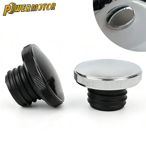 Gas Cap For Harley Dyna Softail Road King Sportster 883 XL 1996-2023 Motorcycle Fuel Tank Cap With Knurled Edge Replacement