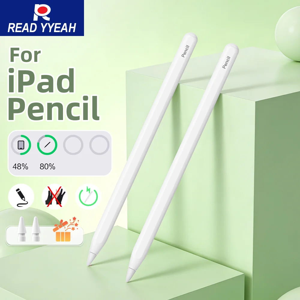 

For Apple Pencil 2025 Stylus Magnetic Wireless Charging iPad 11 13 M2 M3 Pro 12.9 11 Air 4 5 Mini 6 for iPad Tilt Palm Rejection