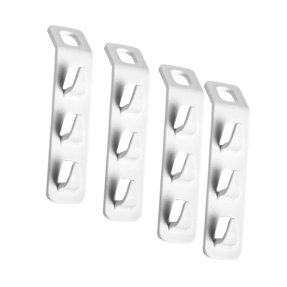 4 Pcs Cascading Clothes Hanger Hook PP Material Heavy Load bearing Wardrobe ganizer Space saving Closet Storage