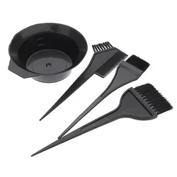 4Pcs/Set Hair Dyeing Accessories Kit Salon Hair Coloring Dye Comb Stirring Brush Plastic Color Mixing Bowl DIY Hair Styling