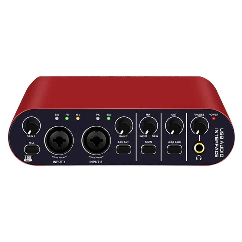 New Small Driverless Mixer Digital Effects External Sound Card Connected To Computer Notebook Portable Tuner