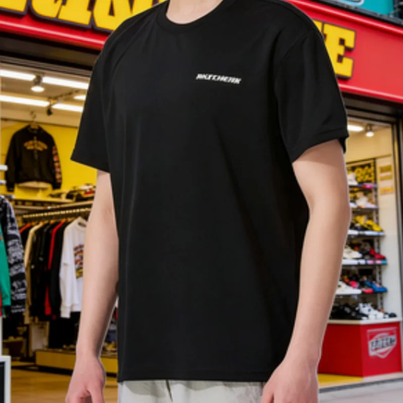 skechers-casual-t-shirt-short-sleeve-tee-soft-breathable-comfortable-daily-wear-top-p225u117-03k8