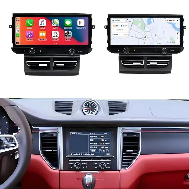 for Porsche Macan 2014-2018 Upgraded Central Control Large HD Screen Android System Navigation Multimedia Player with TV and USB