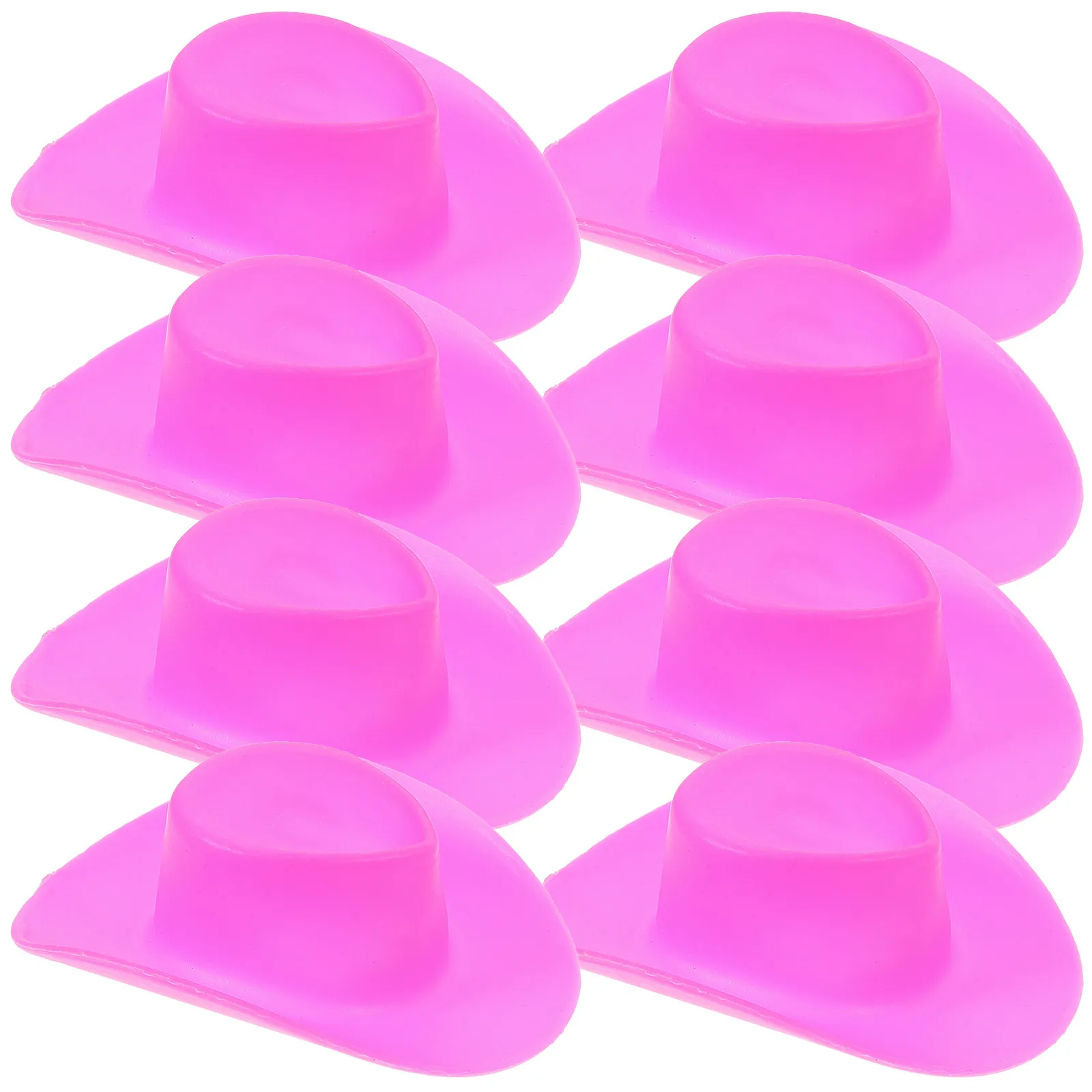50 Chapéus de Cowboy Miniatura para Decoração de Festas, Acessórios Plásticos Pequenos, Brinquedos Infantis, Lembrancinhas de Casamento com Tema Western