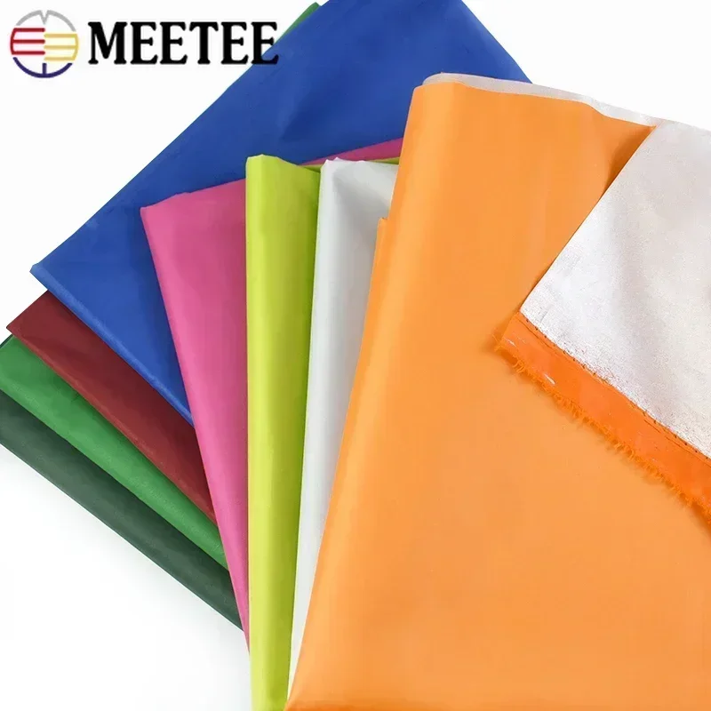 Meetee 1-4Meters 140cm 210T Silver Coated Waterproof Fabric Shade Dust-proof Cloth for Car Umbrella DIY Tent Sewing Material