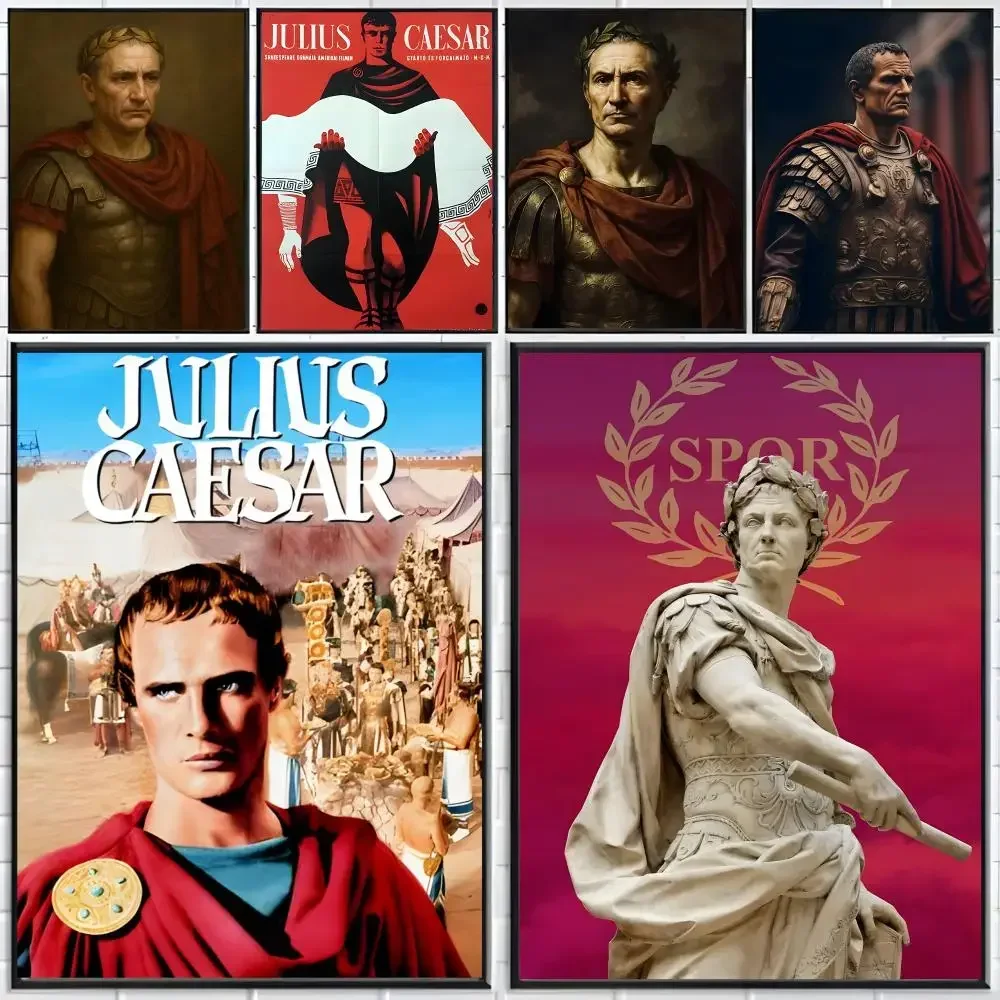 Historical Figure Politics Gaius Julius Caesar Poster Distinct Home Decor Concepts Chic Indoor Art Pieces