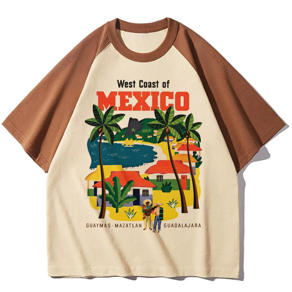 Mexico t shirt women manga funny tshirt girl graphic clothing