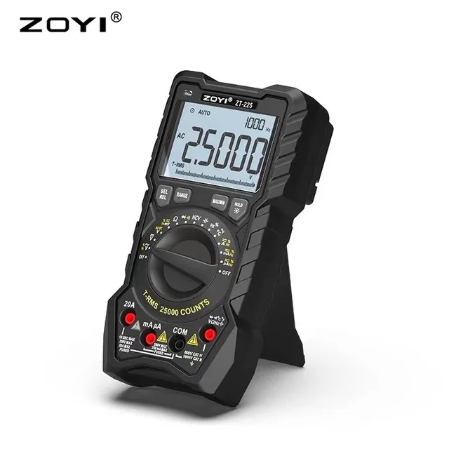 ZOYI digital multimeter ZT-225 four digit semi multimeter automatic range 25000 words high-precision zt-980 zt225