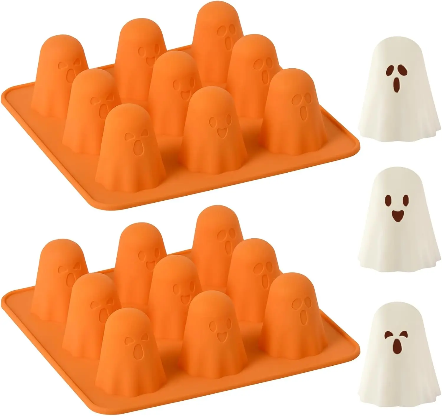 

3d Ghostbusters Mold High Quality Ghost Silicone Mold Baking Mold Easy Release Halloween Kitchen Tools For Dessert Decoration