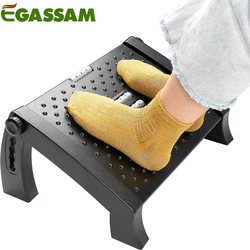 Foot Rest, Adjustable Height Office Foot Rest for Under Desk at Work, Foot Rest Under Desk with Massage Surface at Work Office