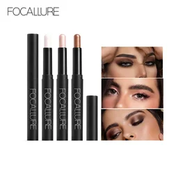 FOCALLURE Pearlescent Eyeshadow Pencil Stick 24 Colors Long Lasting Glitter Eye Shadow Pen Eyeliner Stick Eyes Makeup Cosmetics