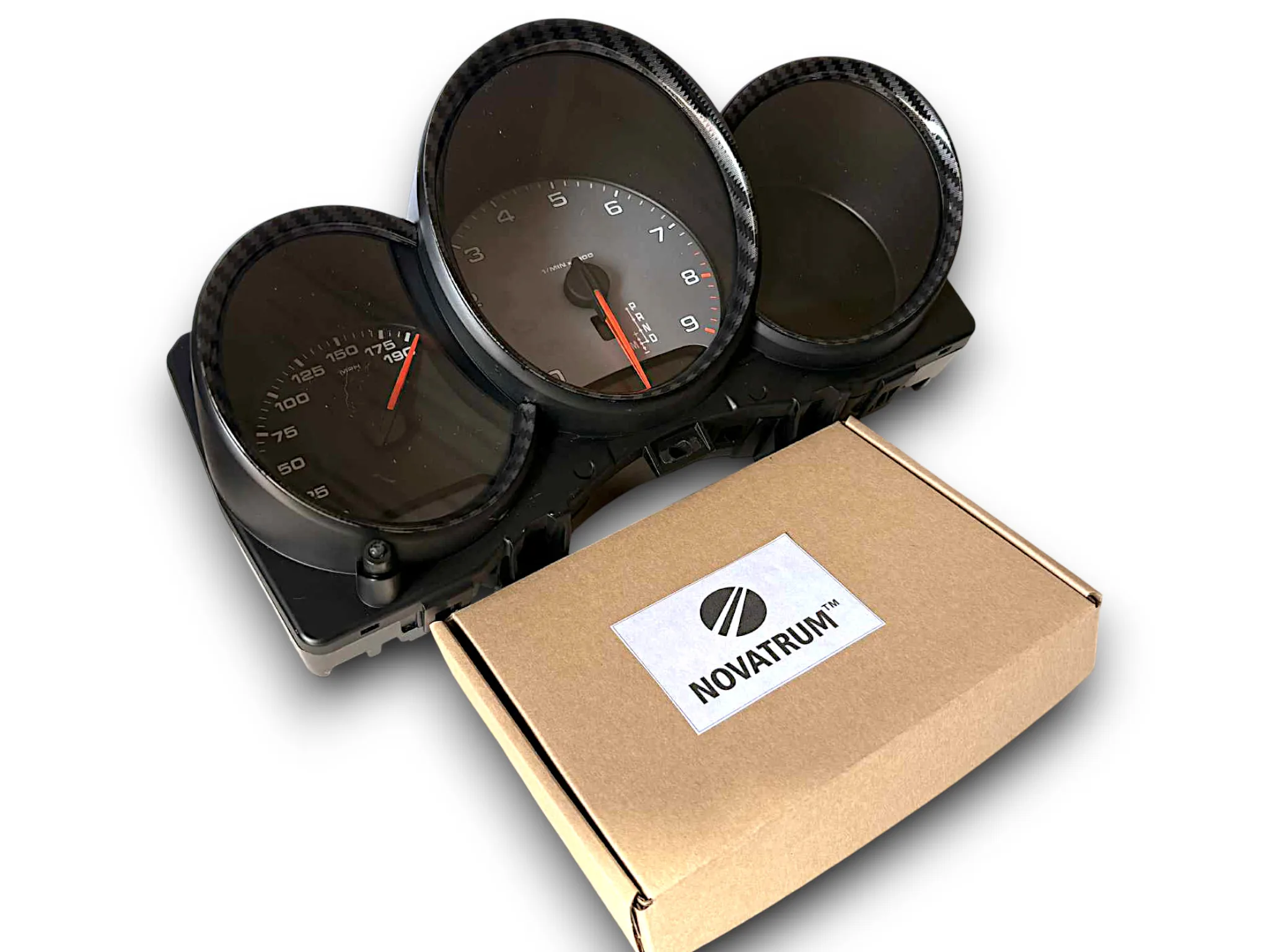 

Накладки на приборную панель под карбон для Porsche 718 Cayman Boxster GT4 Spyder