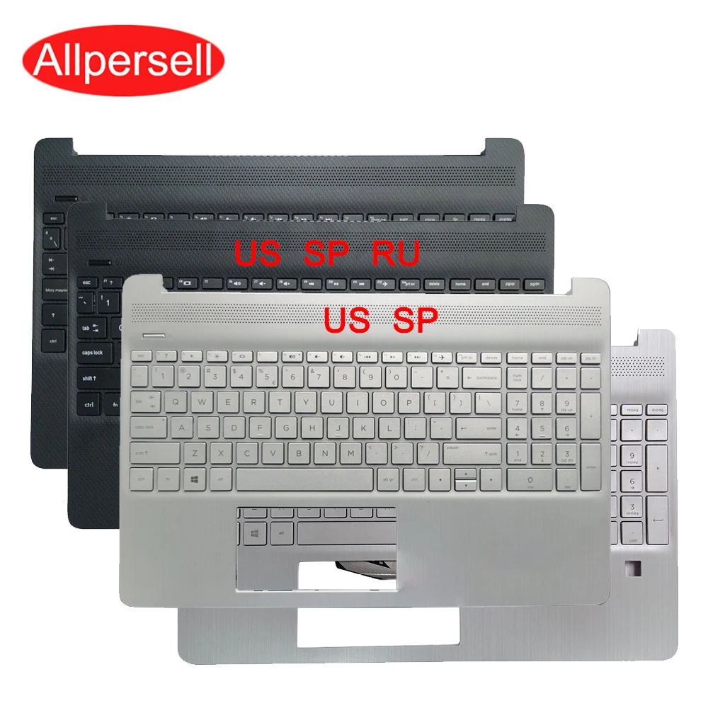 

For HP 15-DY 15-EF 15S-FQ 15S-FR 15S-EQ TPN-Q222 Q230 Palm Rest shell Keyboard upper cover case L63578-001 L63579-001