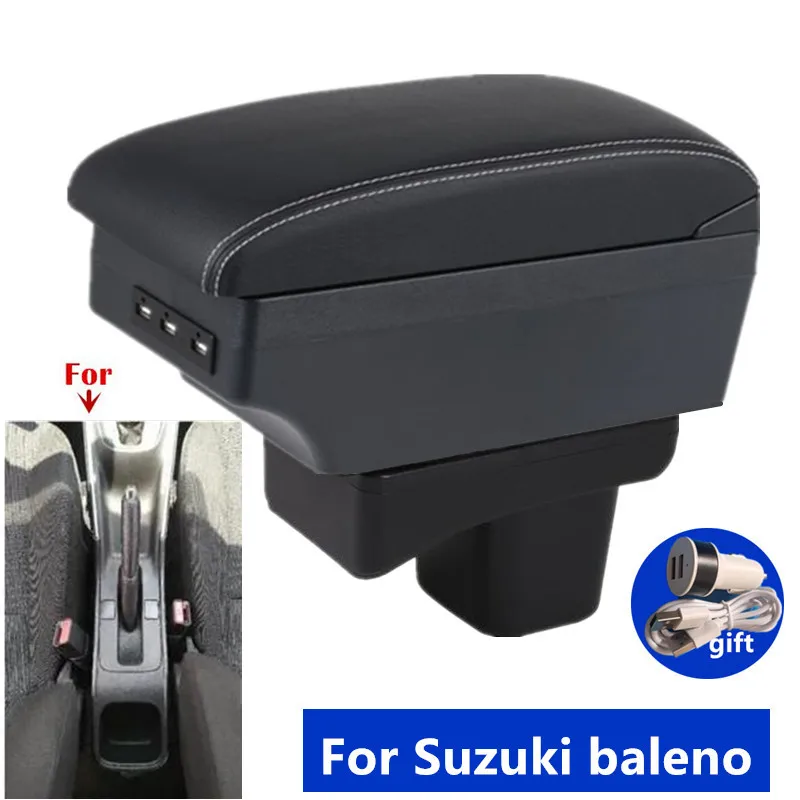 Für Suzuki baleno Armlehne box 2017 2018 2019 Zentrum Lagerung Box usb port Innen Gewidmet Retrofit Auto Zubehör