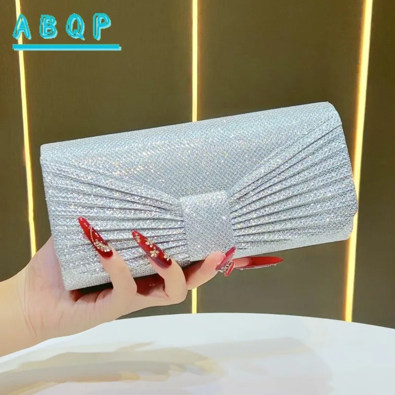 Evening Clutch Sequined Sparkling Dinner Party Clutch Luxury Brand Fashion Sequined Sparkling Women's Shoulder Crossbody Bag