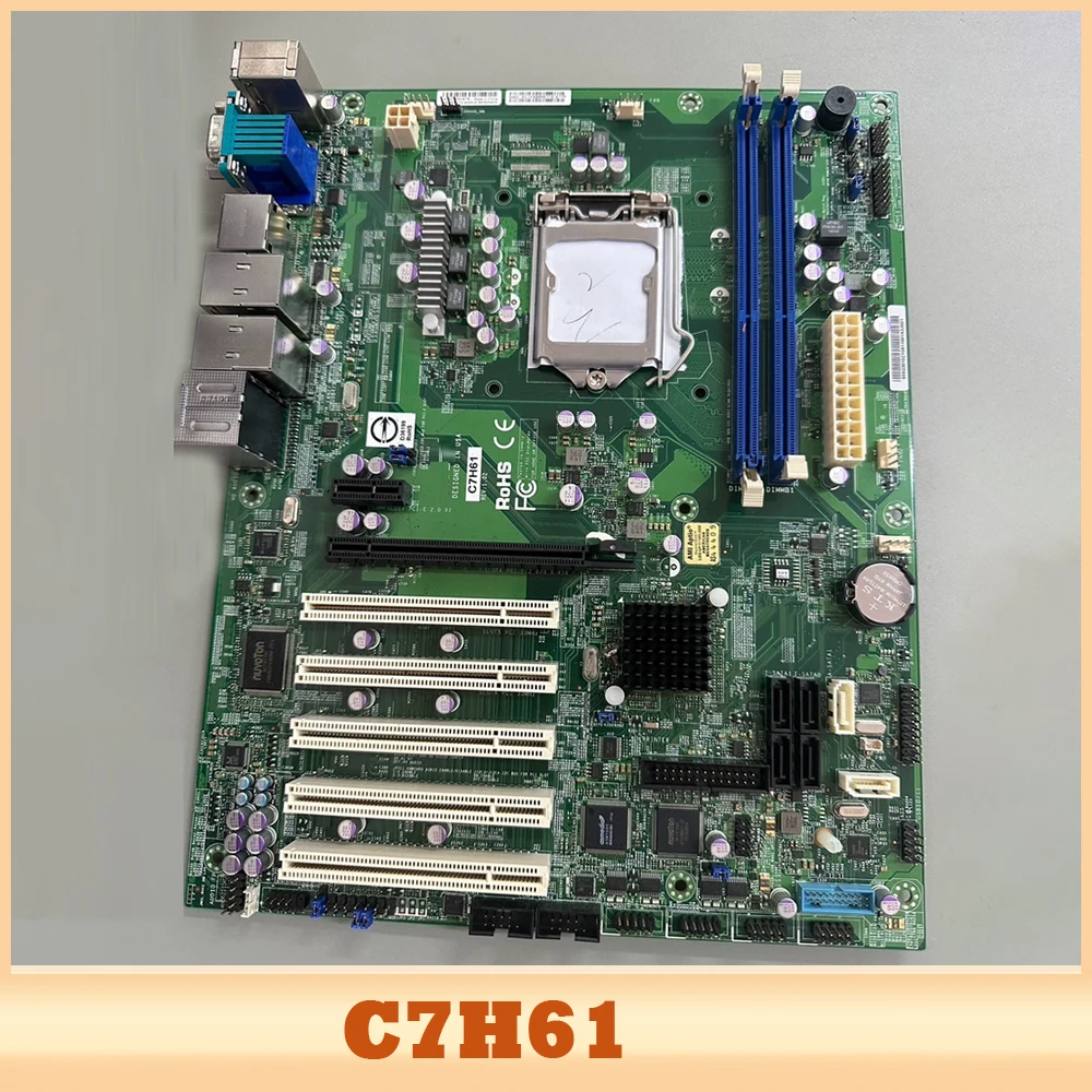 For Supermicro Industrial Equi-pment Motherboard LGA1155 C7H61 REV 1.02