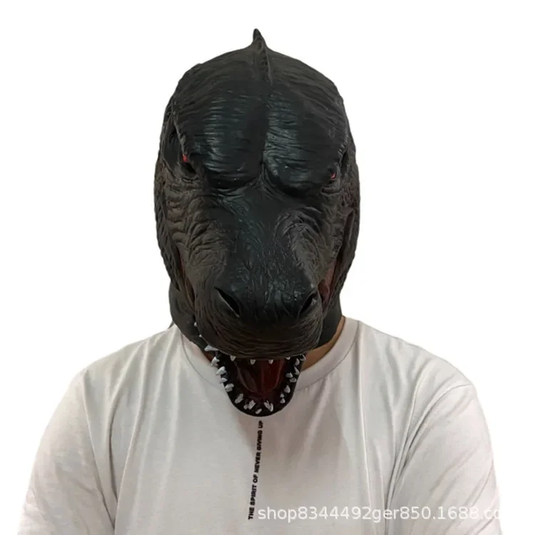 2025 Maschera King Kong Mostro con cappuccio Animale integrale Halloween Horror Dress Up Overlord Dinosauro Costumi e accessori spaventosi